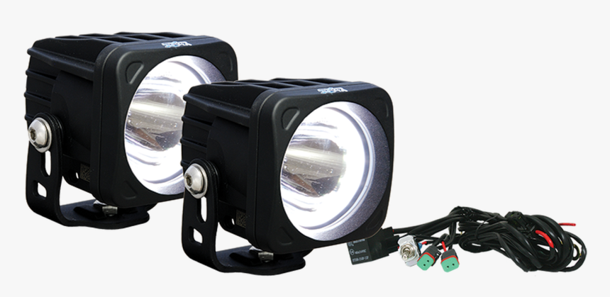 Vision X Optimus Square Halo Black 1 10w Led Emark - Små Led Extraljus, HD Png Download