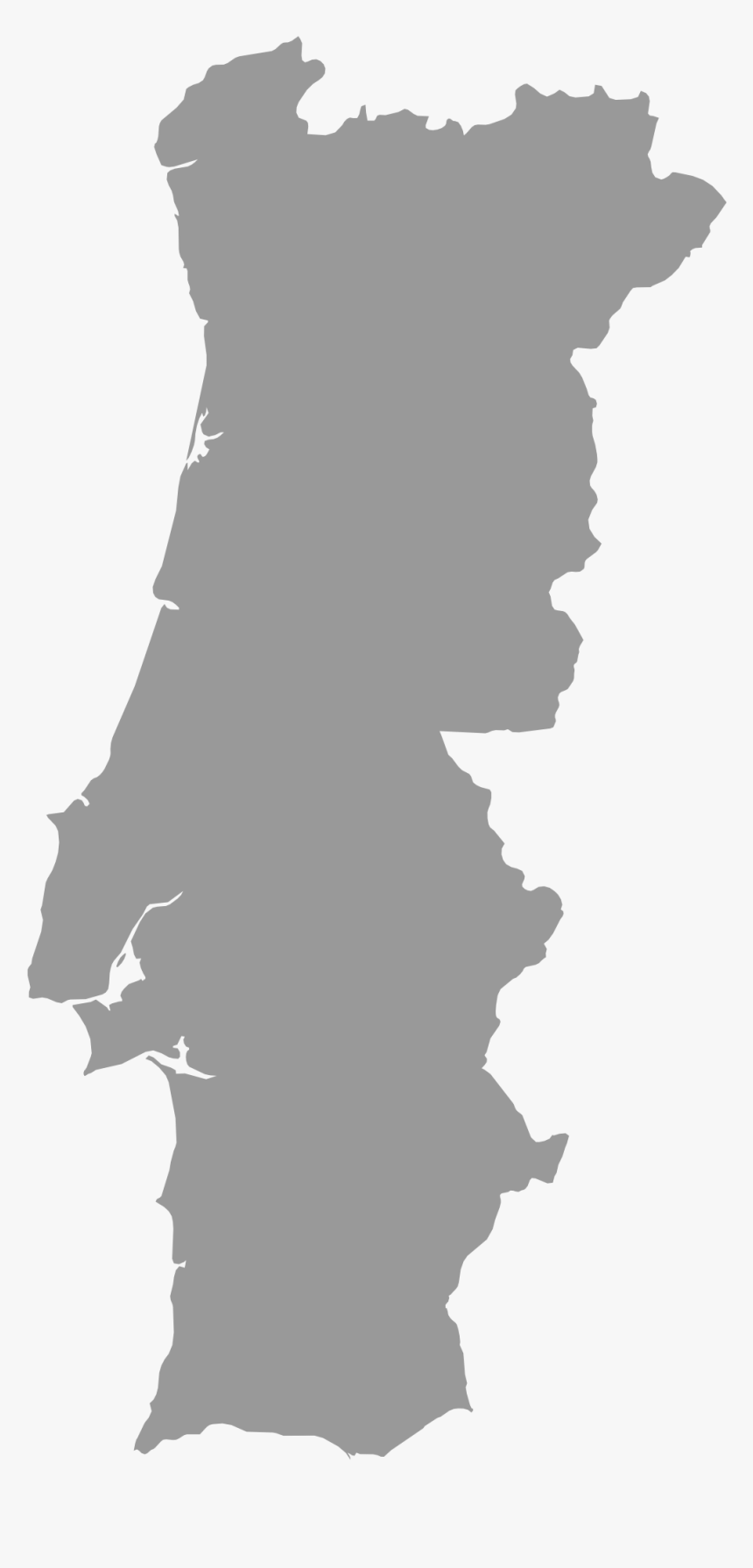 Portugal Flag Map Png, Transparent Png