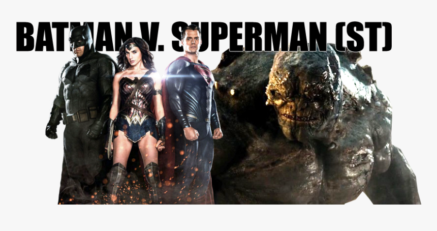 Batmanvsuperman - Batman Superman Wonder Woman Png, Transparent Png