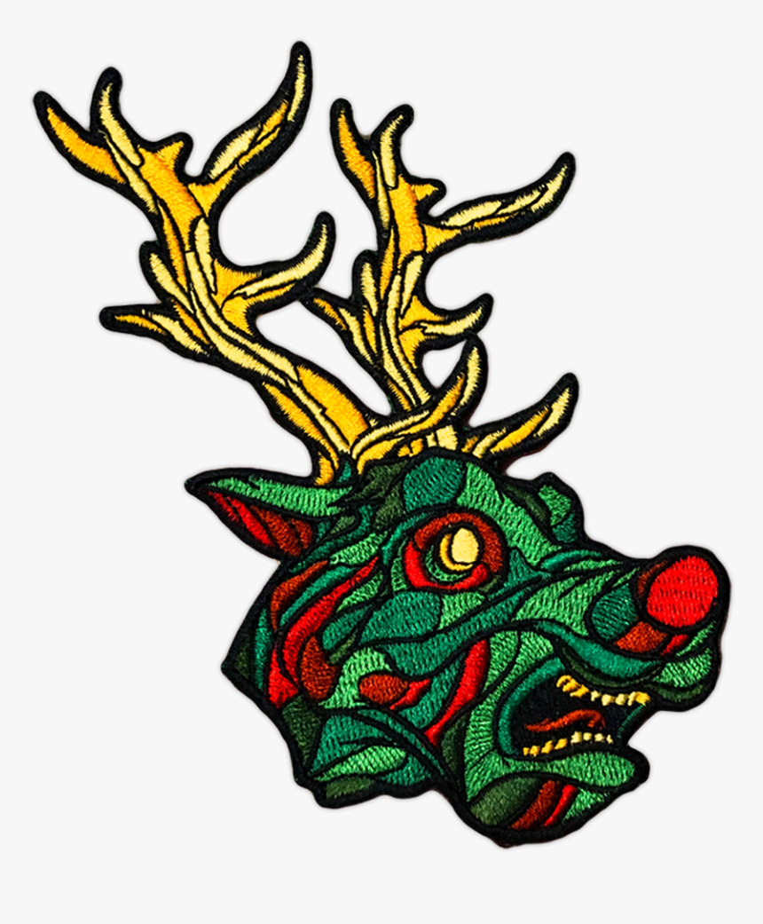 Wild Reindeer Patch By Seventh - Cartoon, HD Png Download