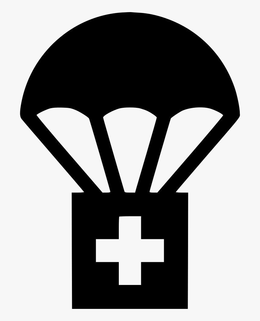 Humanitarian Assistance The Parachute Sending Humanitarian - Cross, HD Png Download