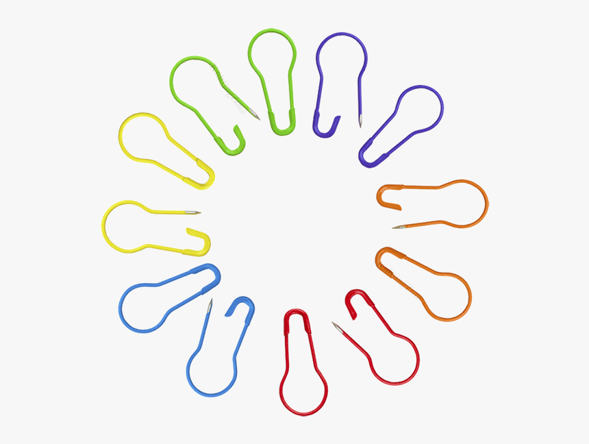 2016 Hisafetycolors - Knitter's Safety Pins, HD Png Download