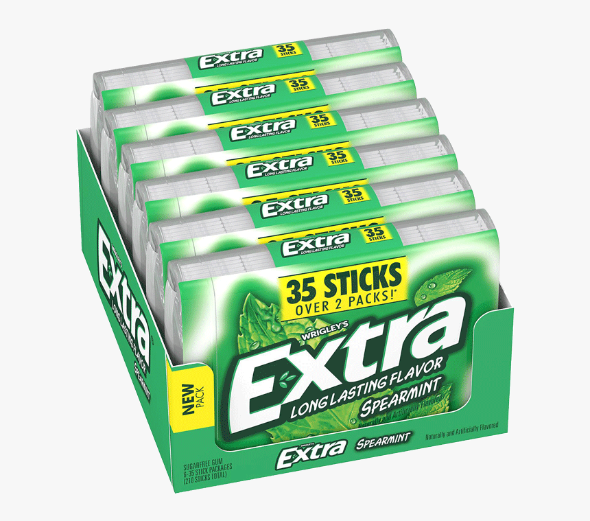 Extra Spearmint Gum, HD Png Download