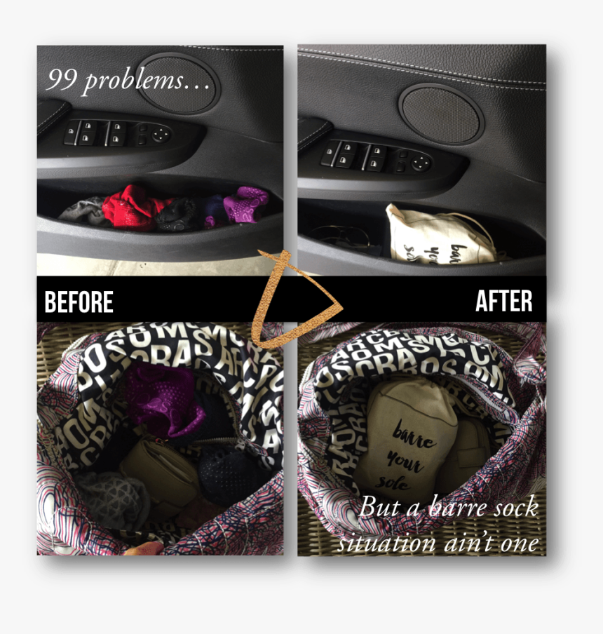 Barre Sock Bag - Box, HD Png Download