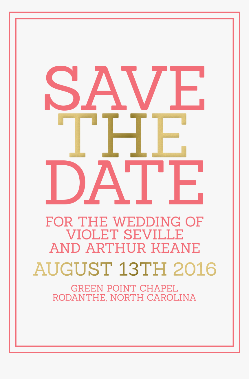 Save The Date Postcards, Preppy Save The Date Cards, - World Book Day 2012, HD Png Download