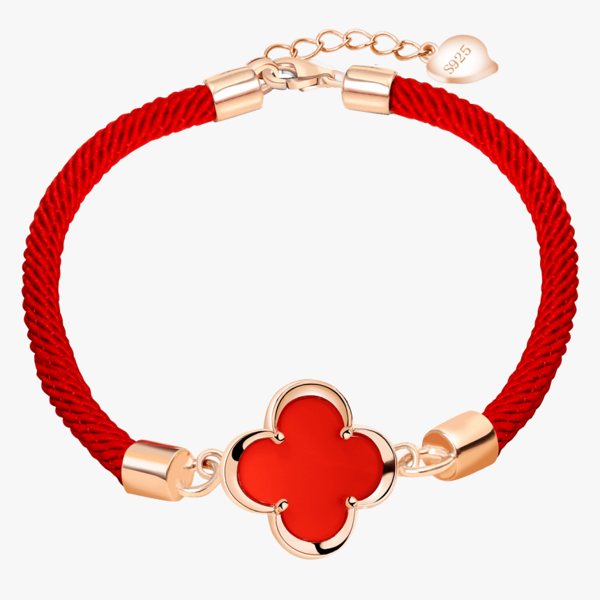 Transparent Red Rope Png - Bracelet, Png Download