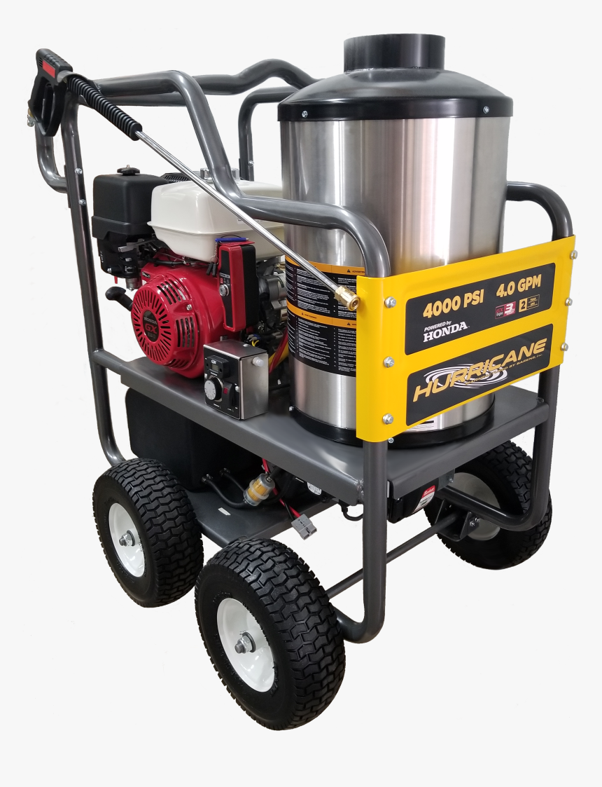 Hurricane Hot Water pressure Washer - Electric Generator, HD Png Download