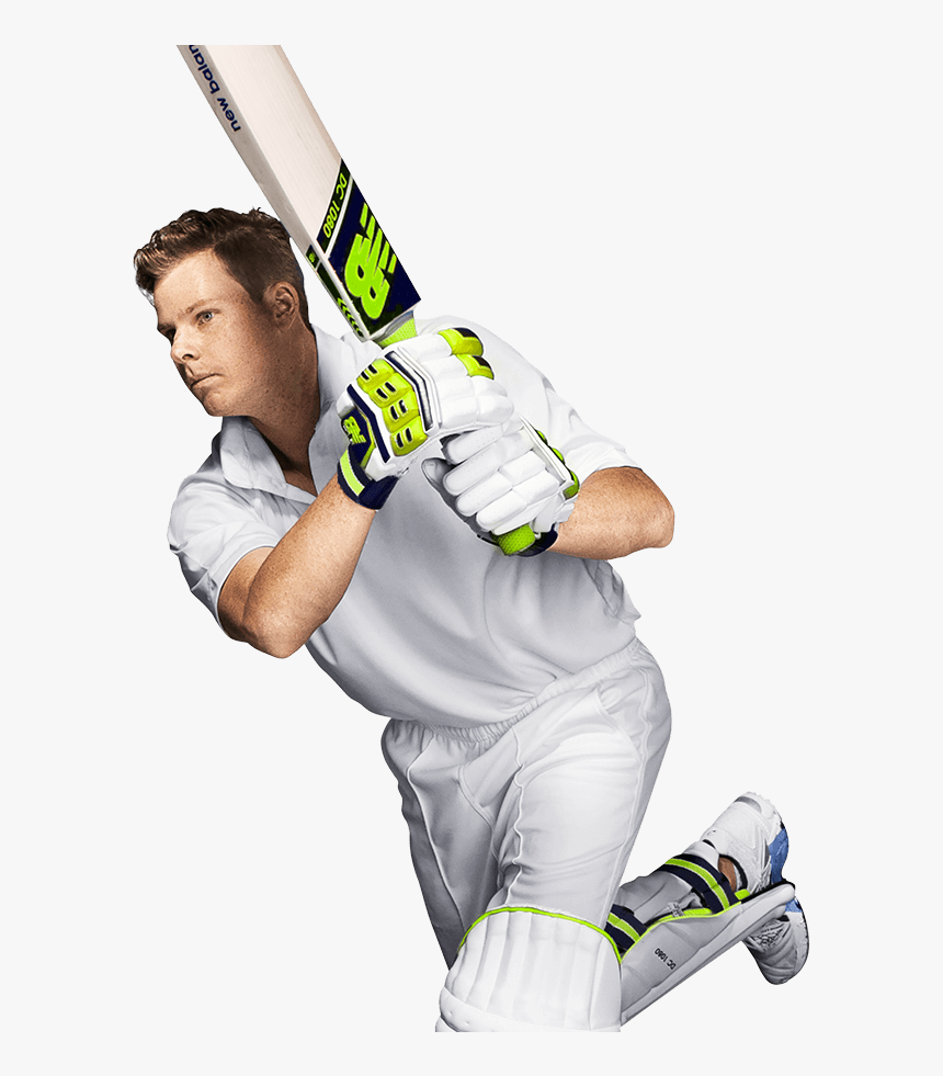 Player Using New Balance Cricket Bat - Nb Cricket Bat Player, HD Png Download