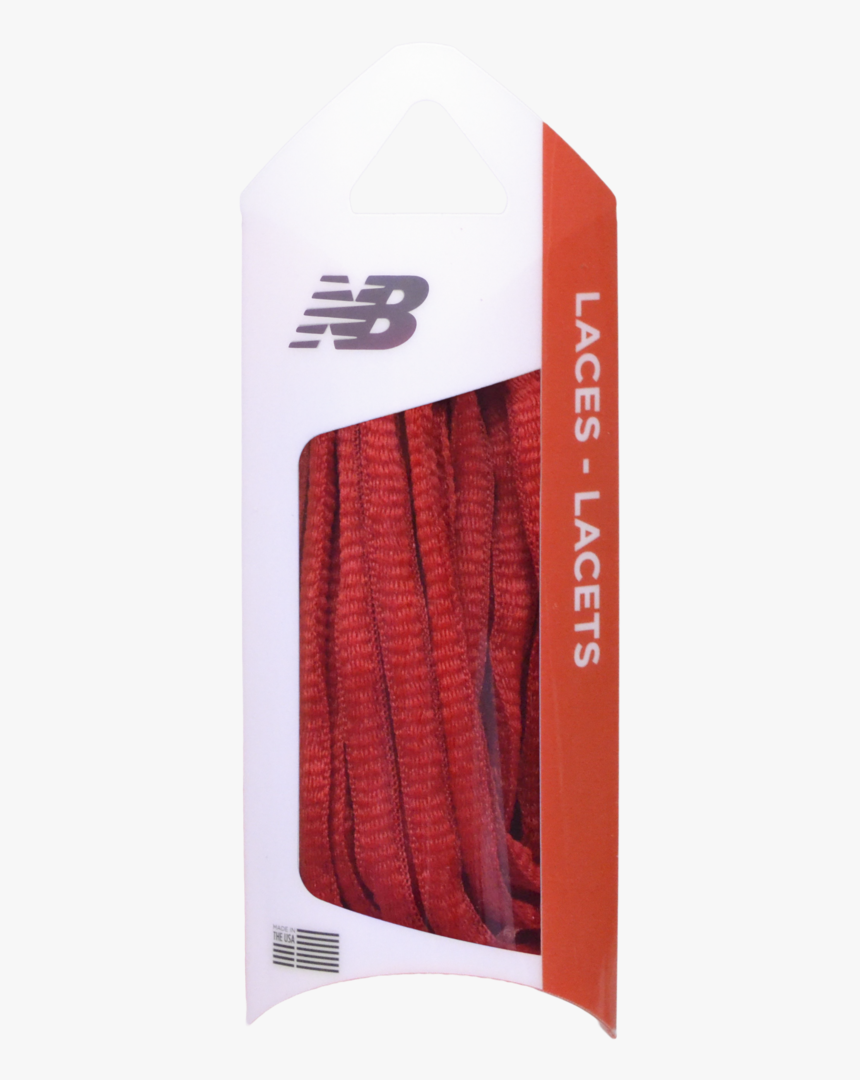 Nb Oval Red Athletic Shoelace - New Balance Sure Lock Shoelace, HD Png Download