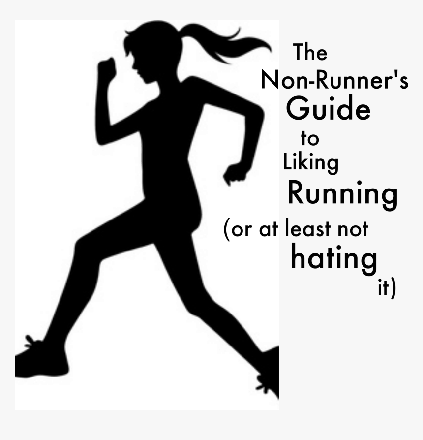 Woman Running Silhouette, HD Png Download