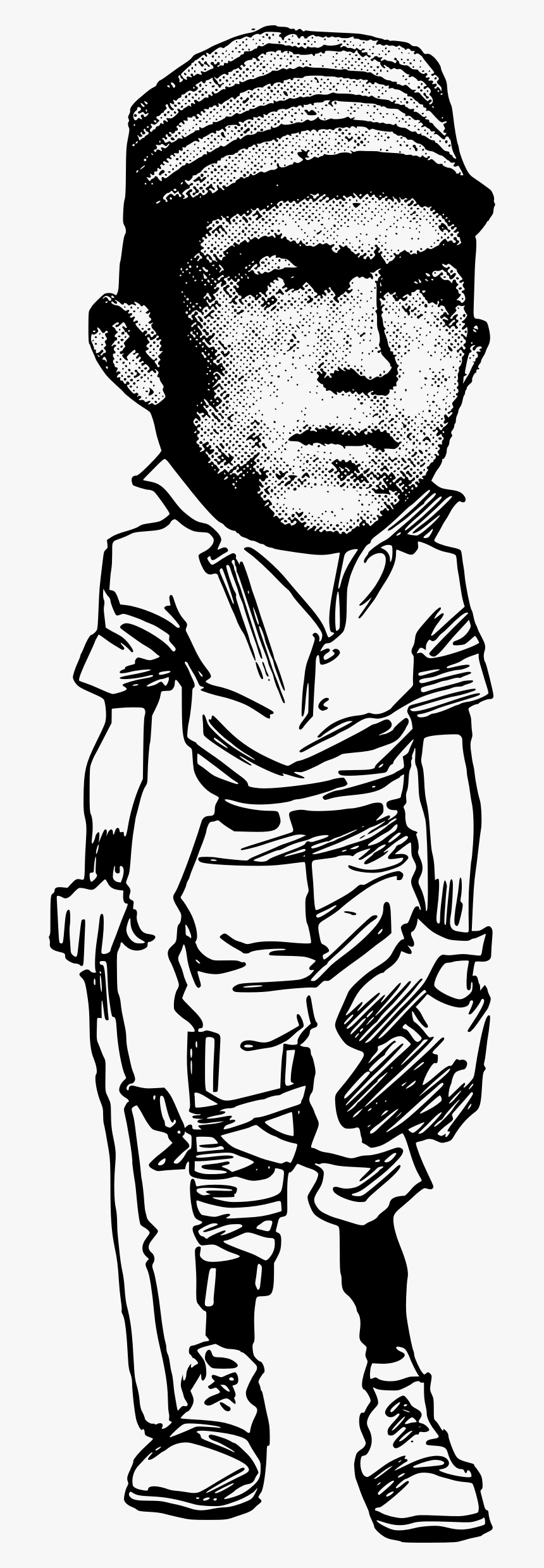 Odd Baseball Player Clip Arts - Illustration, HD Png Download
