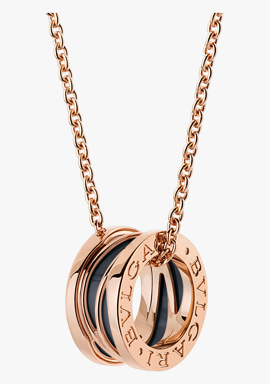 Bvlgari Necklace Black, HD Png Download