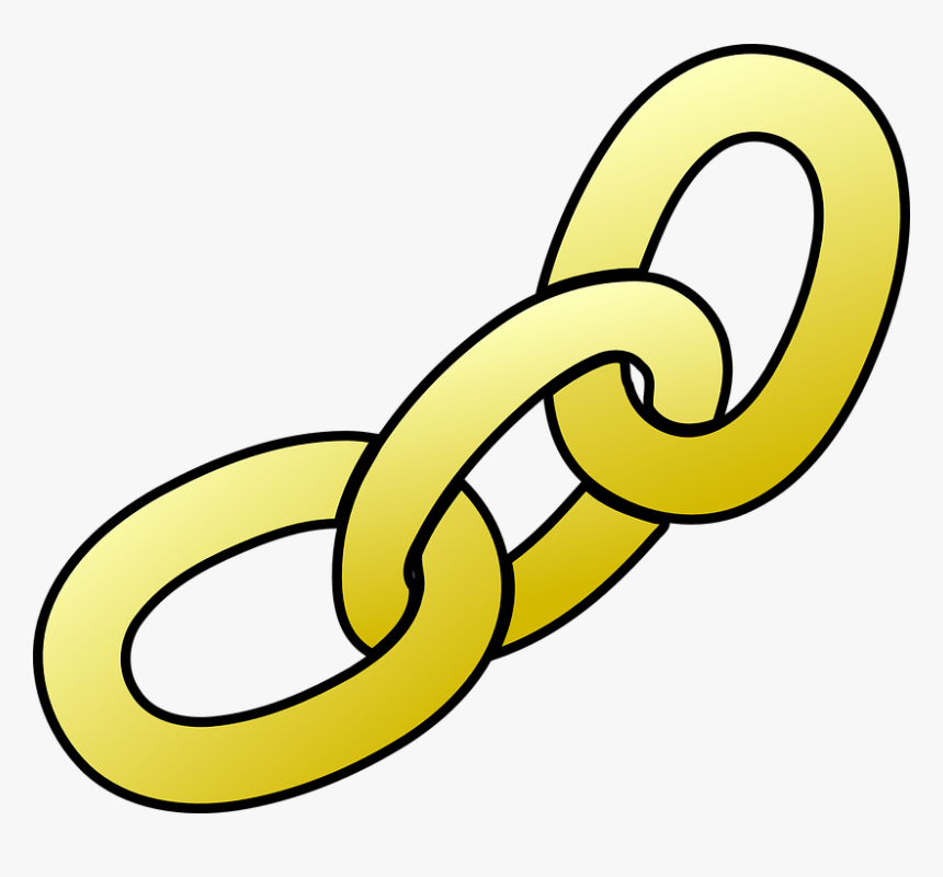 La Cadena De, Oro, Enlaces, Conectado, Toro, Formas - Link Clipart, HD Png Download