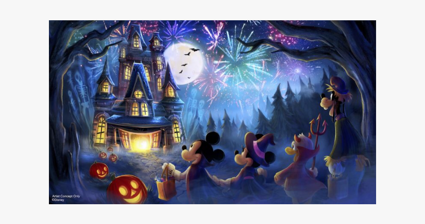 All New Fireworks Coming To Mickey’s Not So Scary Halloween - Disney's Not So Spooky Spectacular, HD Png Download