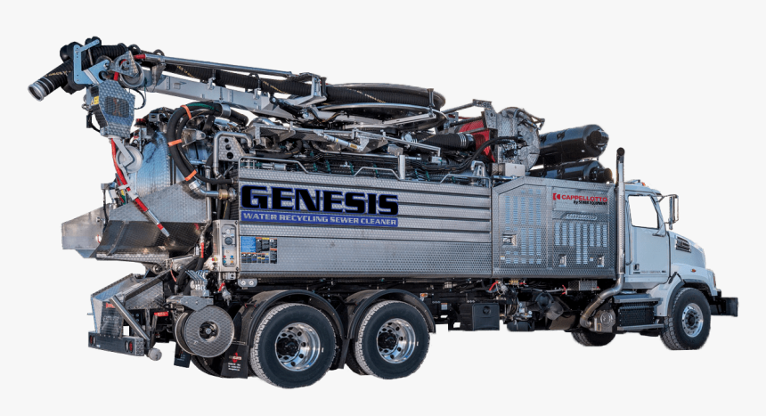 Genesis, Water Recycler Sewer Cleaner, Cappellotto - Machine, HD Png Download