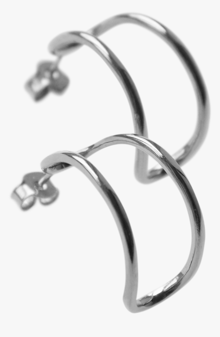 Curved Lines Curved Lines - Earrings, HD Png Download