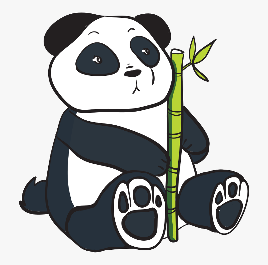 Colouring Page Of Panda, HD Png Download