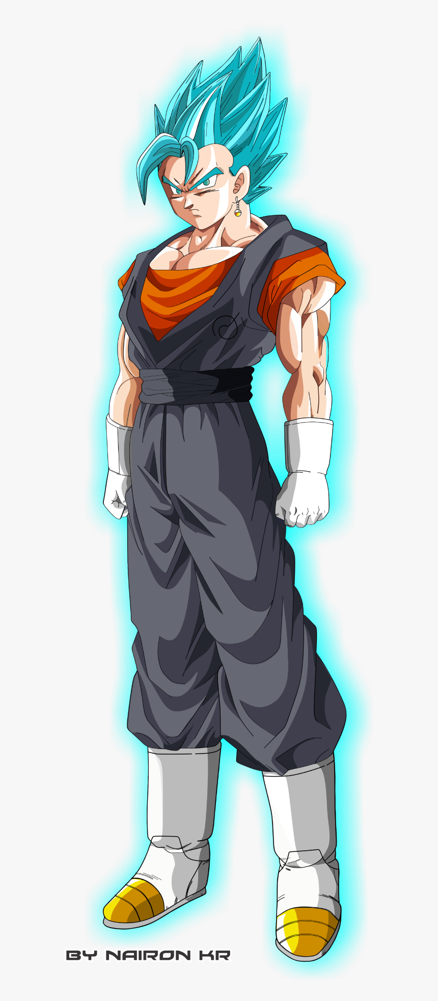 Vegetto Ssjg - Dragon Ball Vegetto Ssj3, HD Png Download