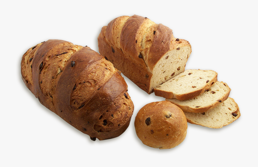 Traditional Egg Bread With Raisins - Rye Bread, HD Png Download