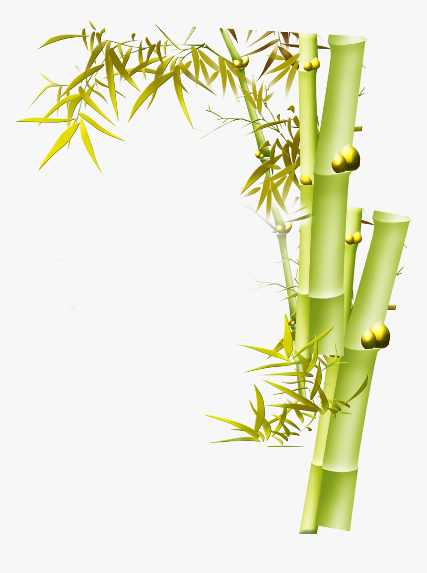 Clip Art Graphic Design Bird And - Bamboo Yellow Flower Background Transparent, HD Png Download