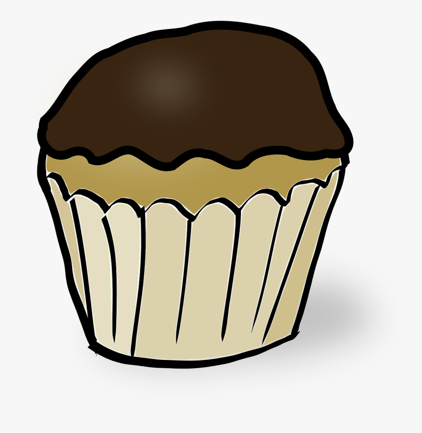 Muffin Chocolate Cupcake Free Picture - Muffin Clipart, HD Png Download