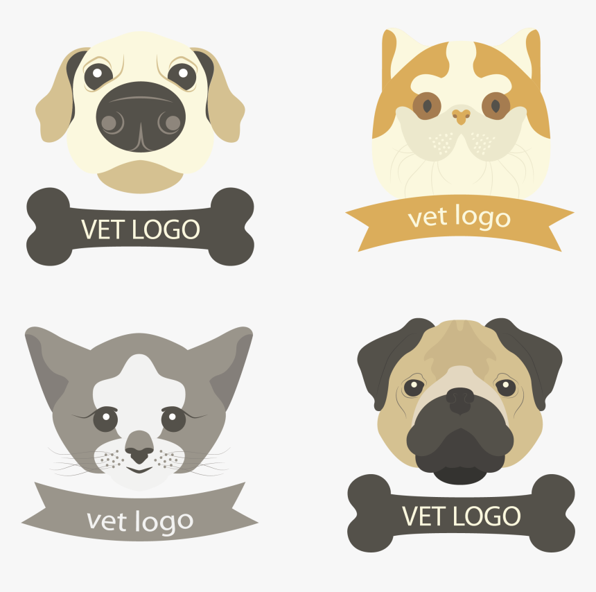 Transparent Pug Clipart - Dog, HD Png Download