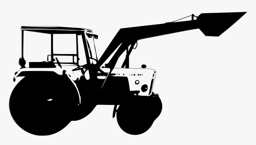 Tractor Clipart Png -tractor Clipart Crane - Trator Png, Transparent Png