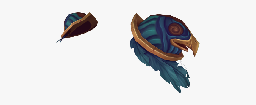 Carved Bird Head Pauldrons - Illustration, HD Png Download