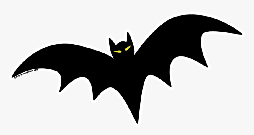 Bat Clipart Spooky - Bats Clipart Black And White, HD Png Download