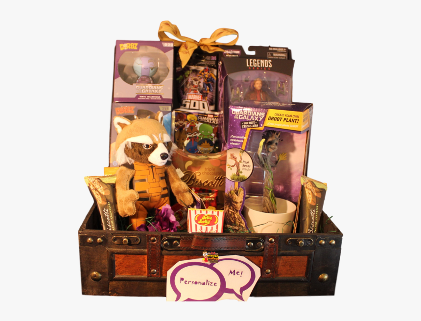 Marvel Themed Gift Basket, HD Png Download