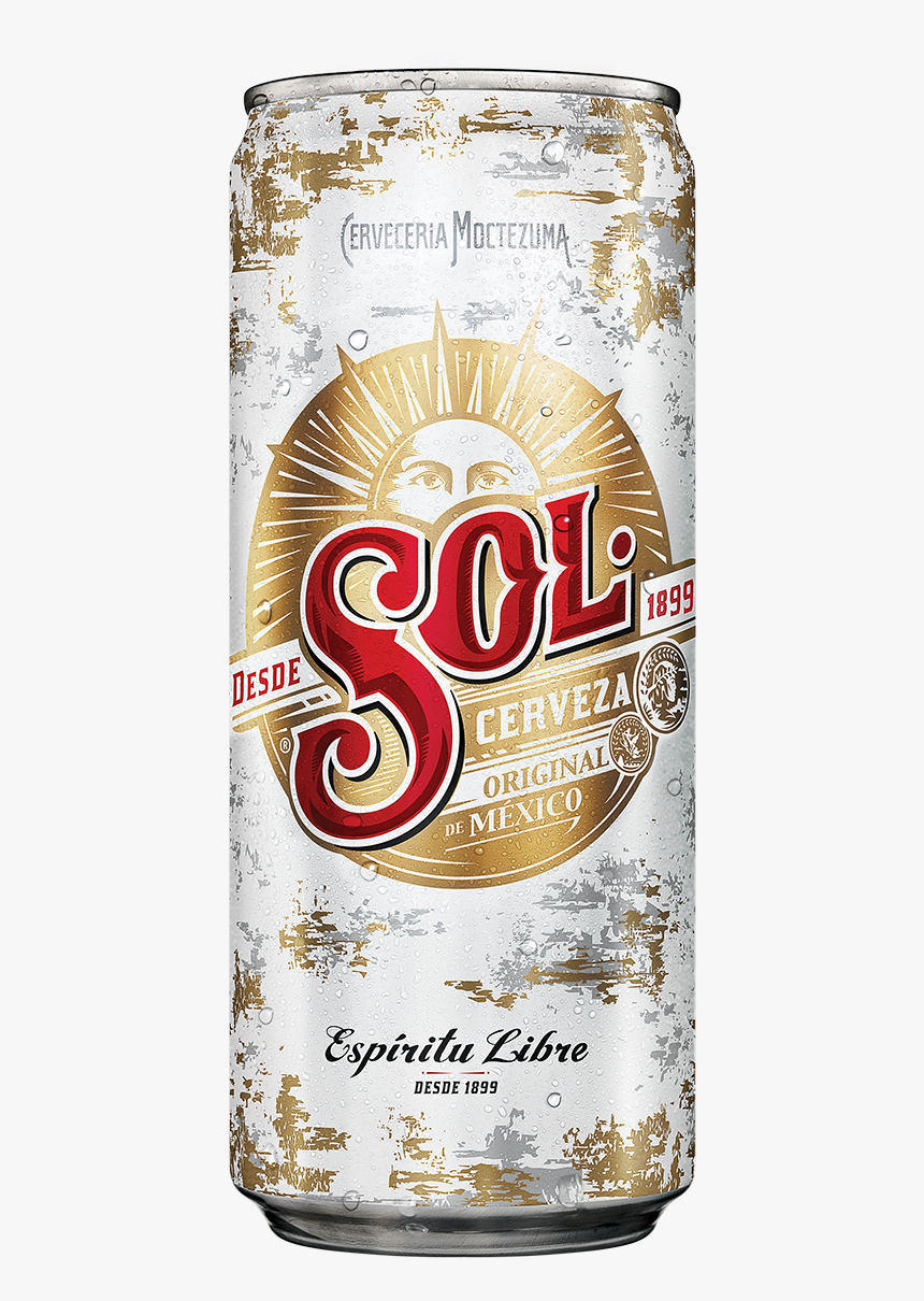 Sol Lata 310ml - Cerveja Sol Lata, HD Png Download