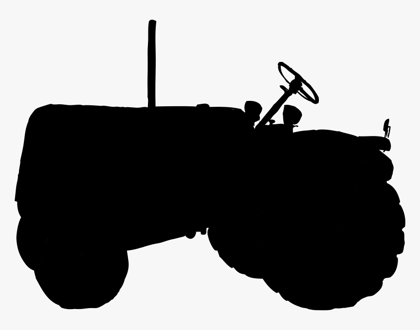 Black Tractor - Tractor Clip Art, HD Png Download