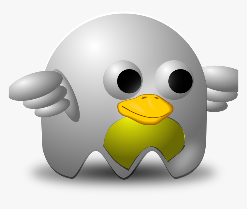 White Bird Clip Arts - Pac-man, HD Png Download