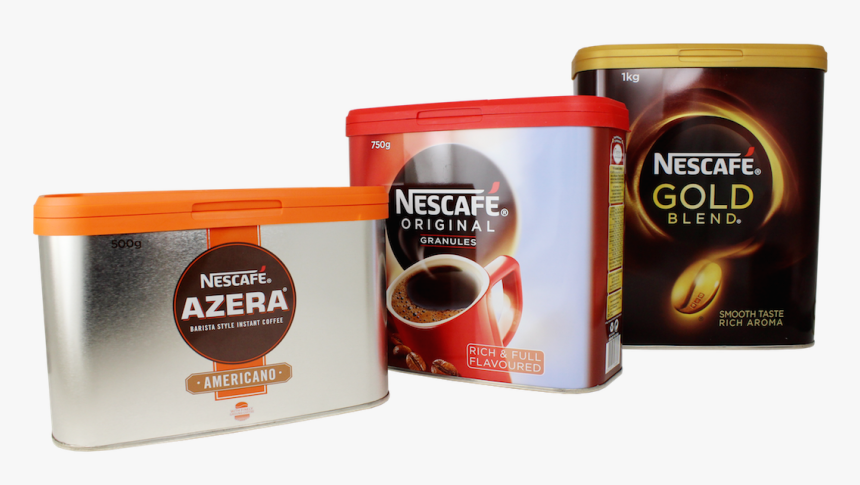 Nestlé Launches Rounded Metal Coffee Container - Packaging Of Nescafe Coffee, HD Png Download