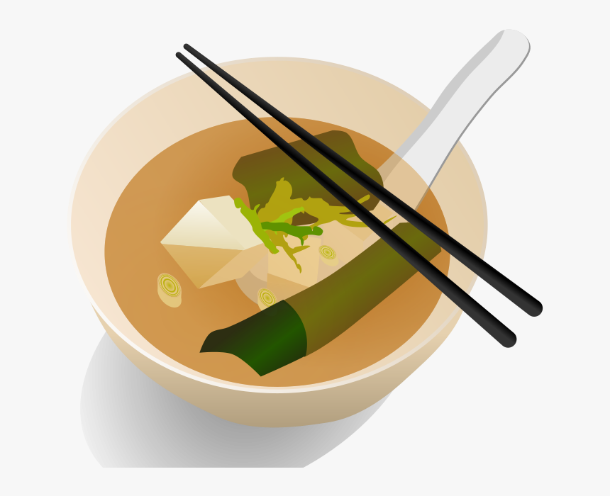 Transparent Chinese Food Box Png - Miso Soup Clipart Png, Png Download