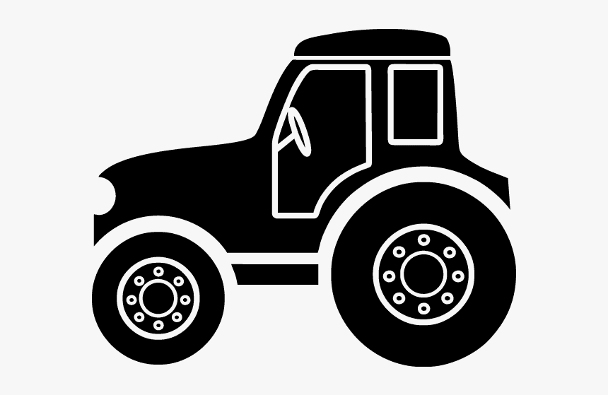 Tractor Clipart Simple - Off-road Vehicle, HD Png Download