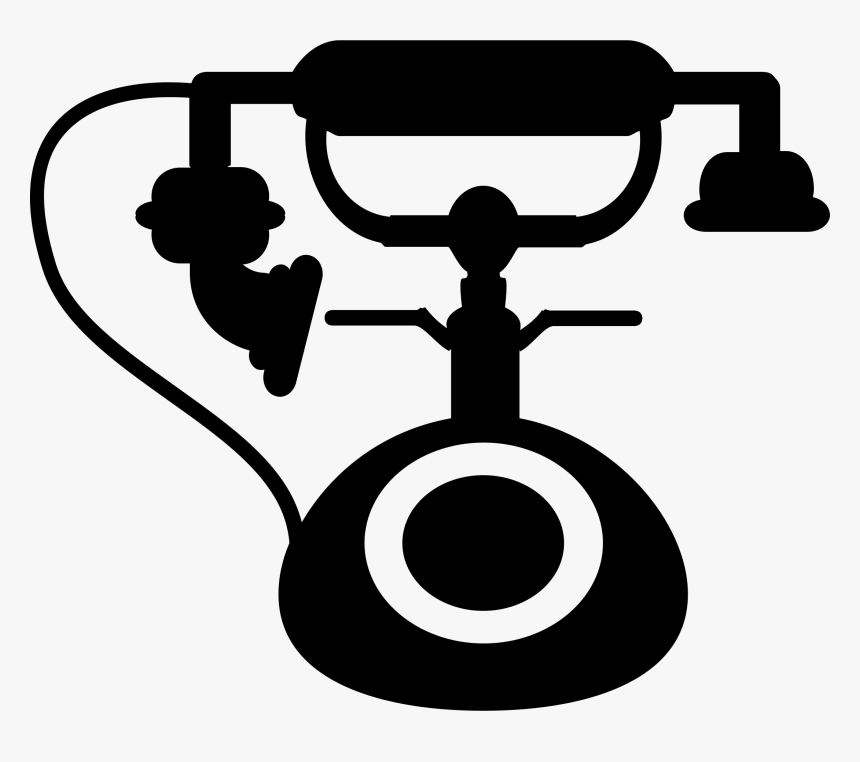Vintage Phone Transparent Png - Old Phone Icon Png, Png Download