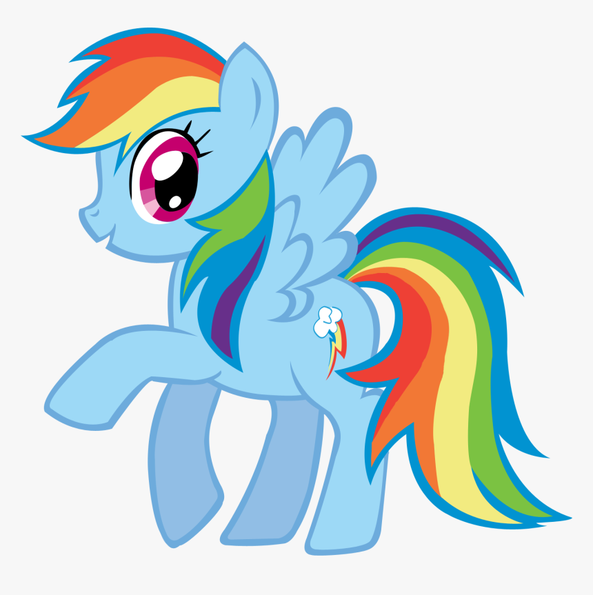 Unicorns And Rainbows Panda - My Little Pony Celeste, HD Png Download