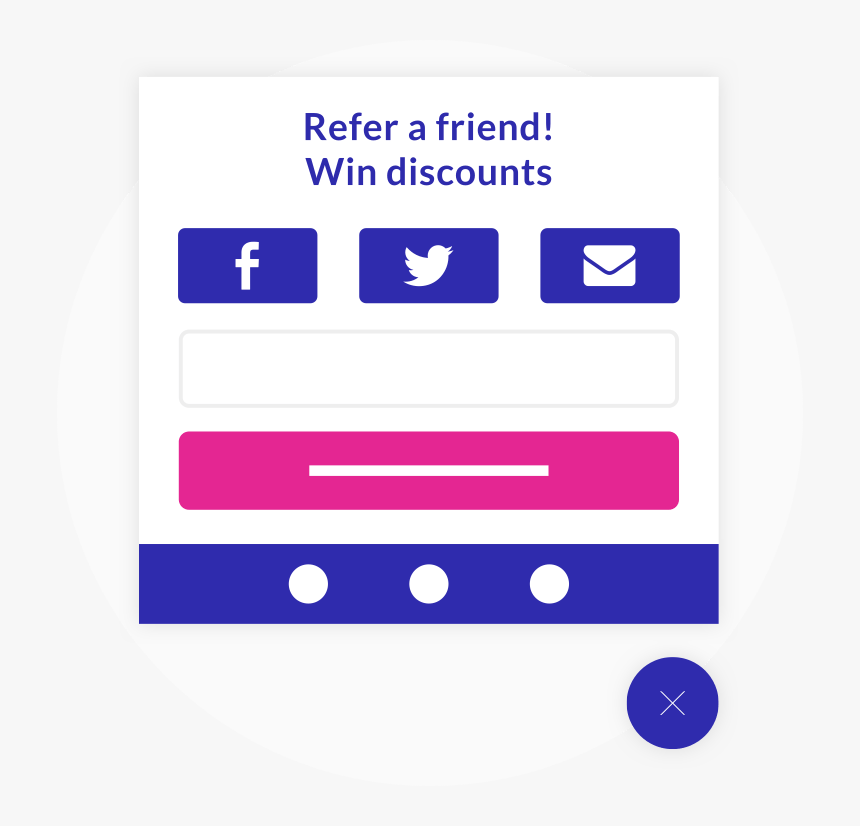 Ecommerce Viral Loops Referral Template - Circle, HD Png Download