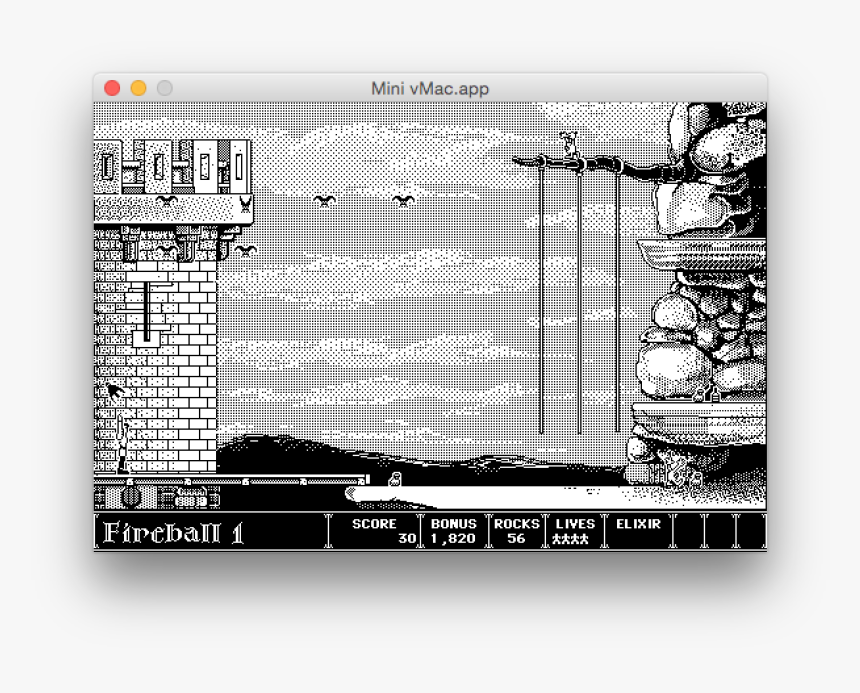 Dark Castle Fireball - Mini Vmac Games, HD Png Download