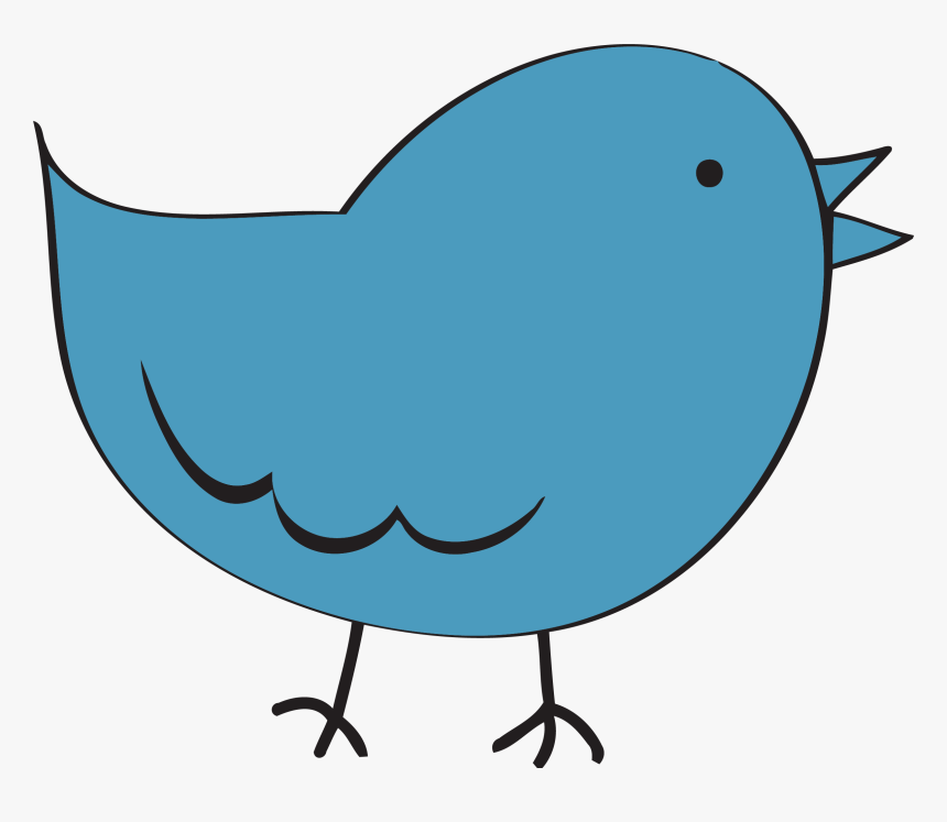 Bird Clipart Transparent Background - Transparent Background Blue Bird Clip Art, HD Png Download