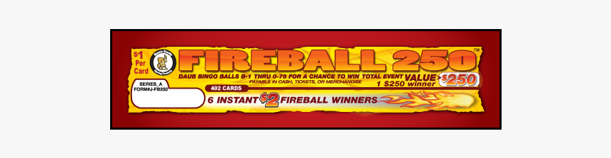 Fireball 250 / J-fb250 Card - Orange, HD Png Download