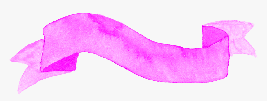 Purple Ribbon Banner Png, Transparent Png