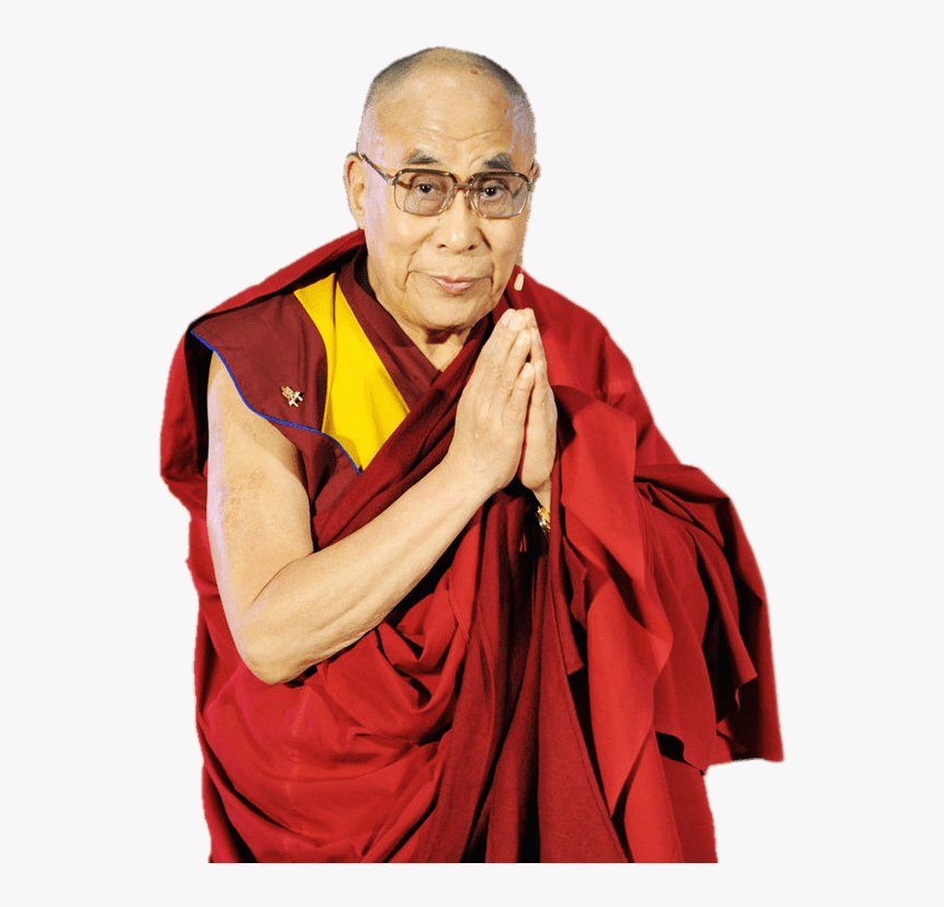 Dalai Lama Hands Clasped Together - Dalai Lama, HD Png Download