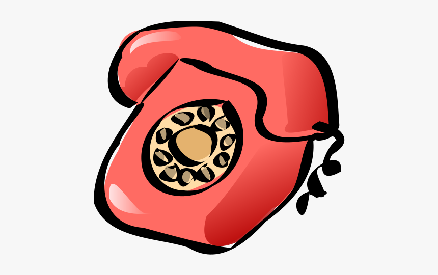 Telephone Iphone Email Clip Art - Transparent Telephone Logo Cartoon, HD Png Download