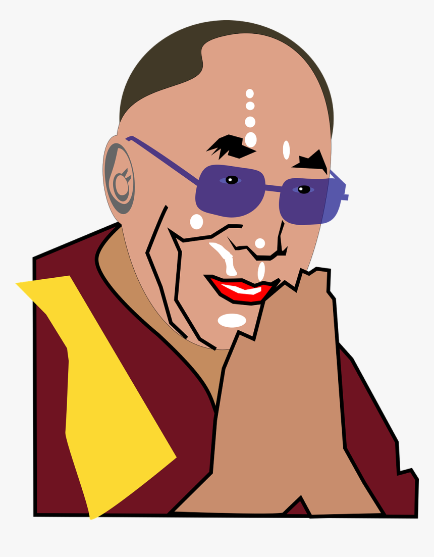 Dalai Lama Clip Art, HD Png Download