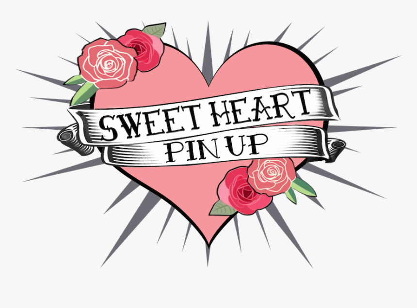 Sweet Heart Pin Up - Pin Up Heart, HD Png Download