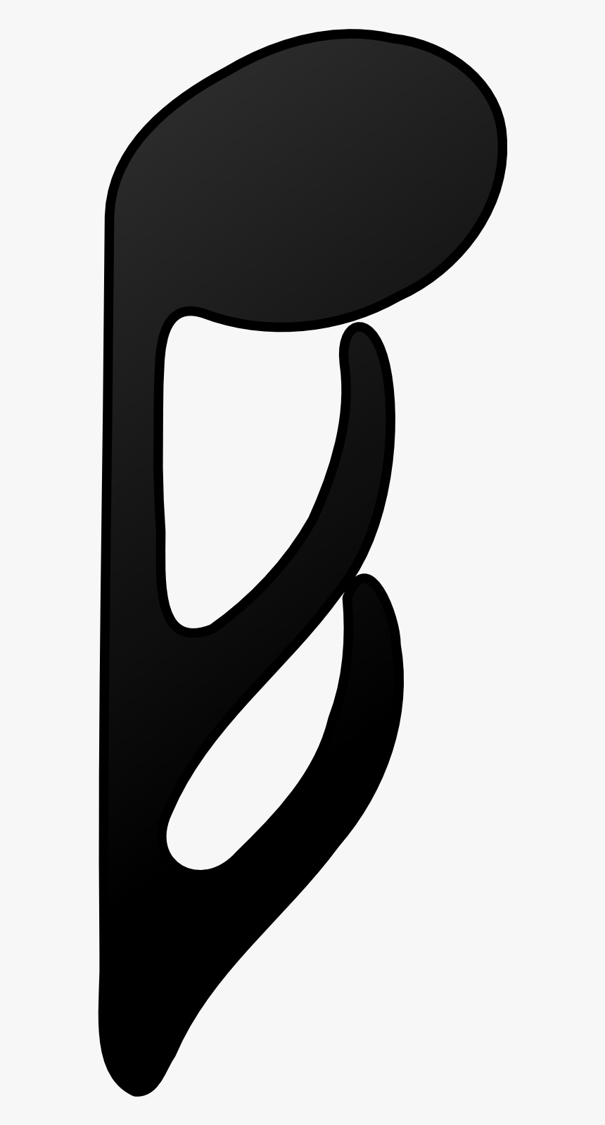 Sixteenth Note Stem Down, HD Png Download