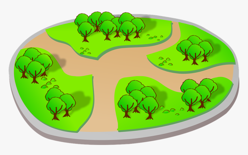 Ipad Clipart Png Landscape - Park Clip Art Png, Transparent Png
