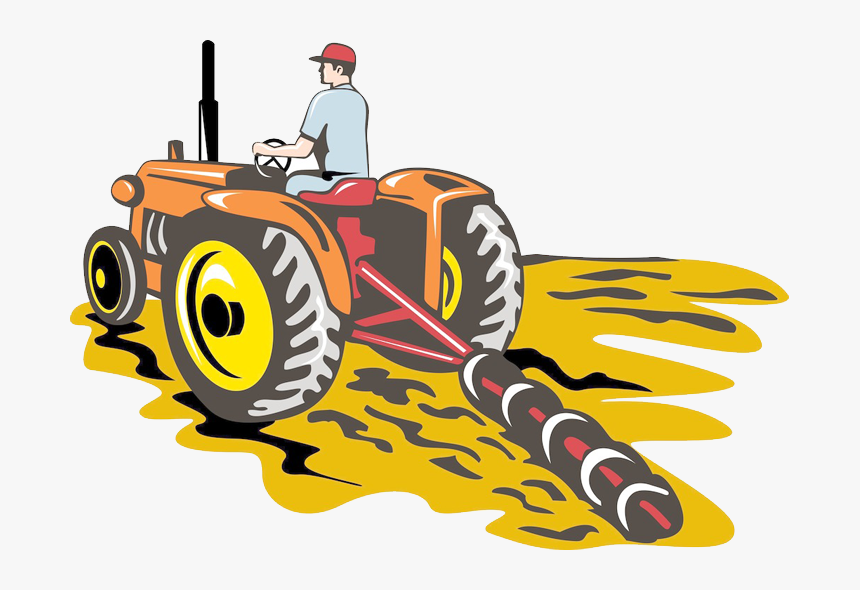 John Deere Clipart Agriculture - Tractor In Agriculture Clipart, HD Png Download
